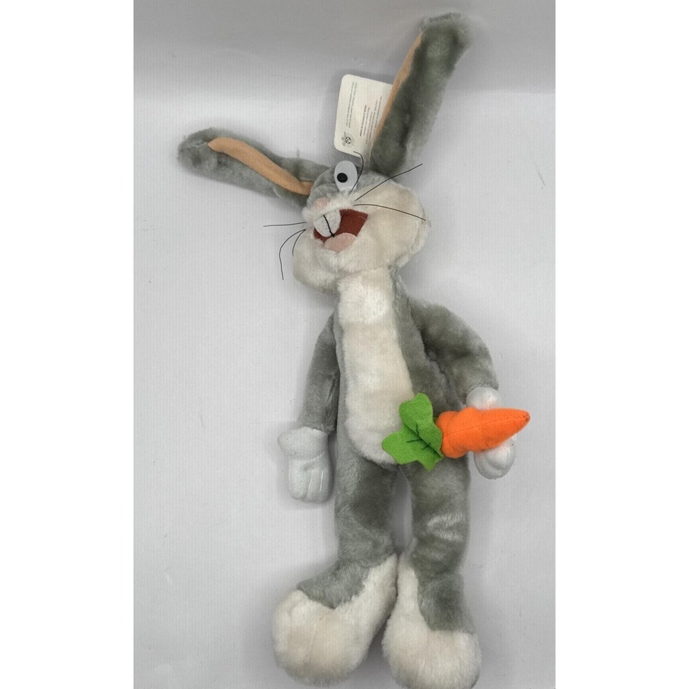 Vintage Bugs Bunny Plush 16" w/ Tag NOS NWT‎ New 90s Looney Tunes Ace